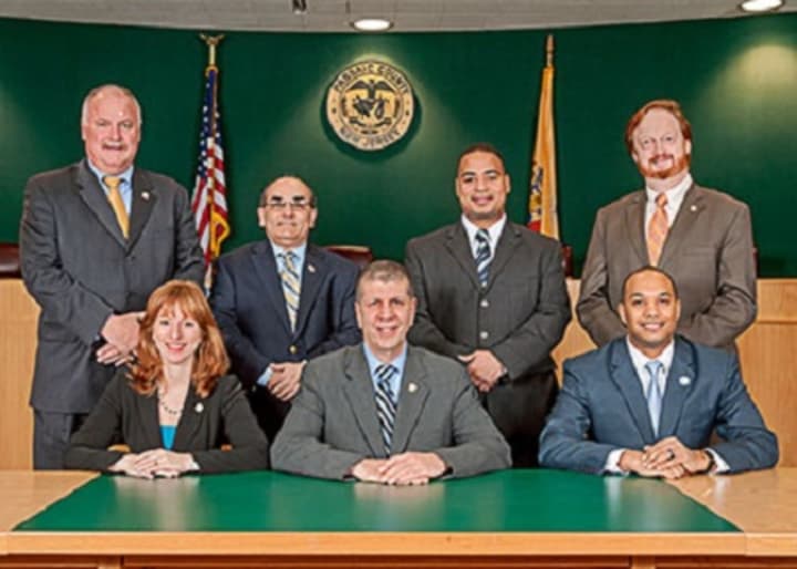 The members of Passaic County&#x27;s Board of Chosen Freeholders.