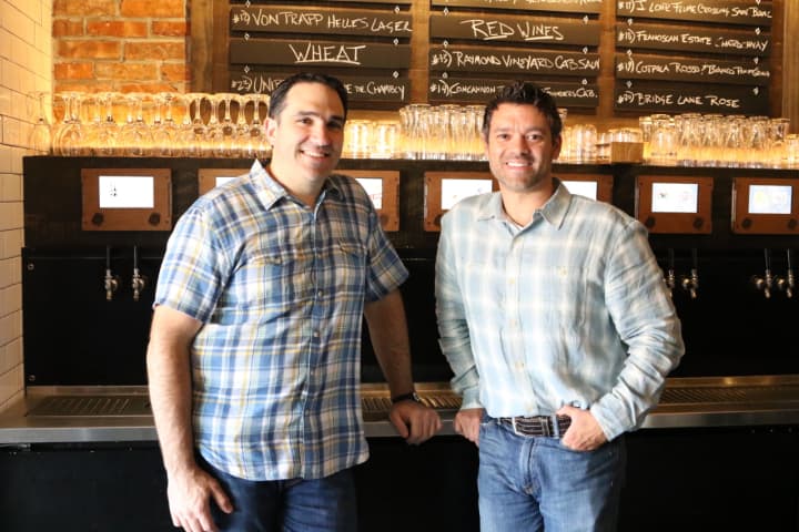 Angelo Viscoso and Brad Nagy, Co-Owners of Frankie &amp; Fanucci&#x27;s Wood Oven Pizzeria