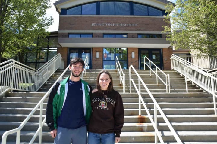Irvington High School seniors Ryan Meng-Killeen and Zoe Mermelstein have been named the valedictorian and salutatorian, respectively, of the Class of 2017.