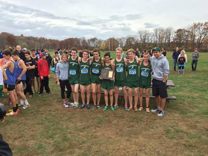 The Pleasantville High School boys&#x27; cross country team won its third straight Section I title.