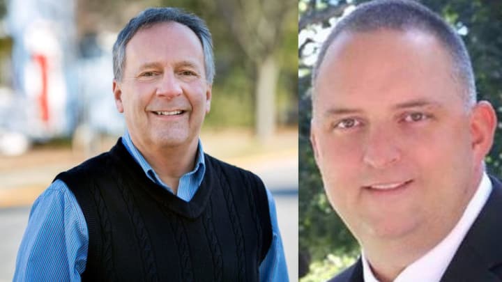 Gary Bassett (l) is challenging incumbent Heath Tortarella (r) for Mayor of Rhinebeck.