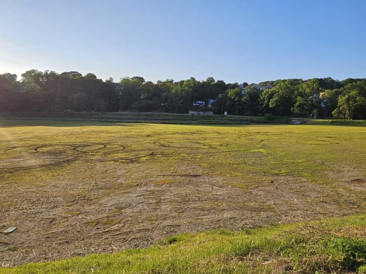A field at Redmond Park in Yonkers was severely damaged by ATVs and dirt bikes over Memorial Day weekend, police said.