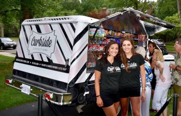 Danielle DeVincenzo, left of Hillsdale, and Tara Lyons of Hawthorne are best friends-turned business partners with Curbside Confections out of Westwood.