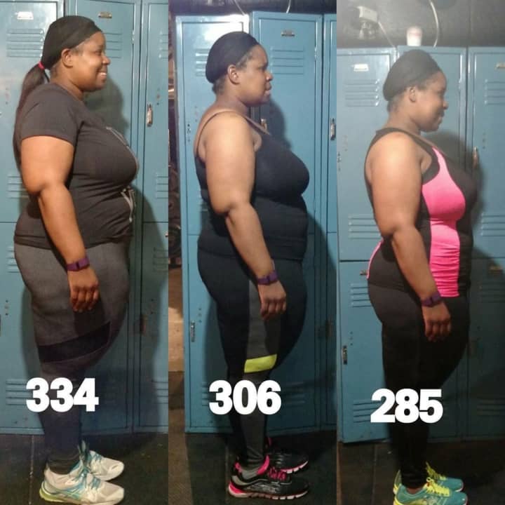 Faith, dieting, kickboxing, and Zumba helped Trenace Ruffin lose 49 pounds