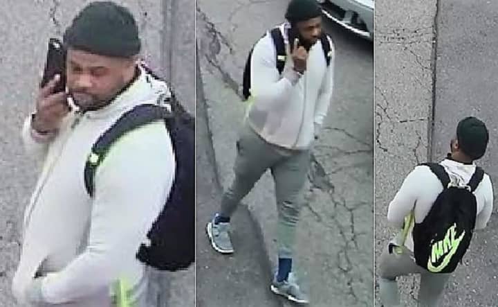 Anyone who sees or recognizes the suspect in these photos is asked to call either South Hackensack PD: (201) 440-0042 or 
Maywood PD: (201) 845-2900.