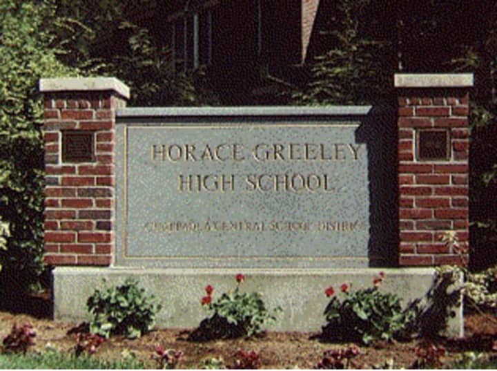 The chair of Horace Greeley High School&#x27;s Guidance Department says she was removed from her position after she was accused of urging students to openly criticize the school district.