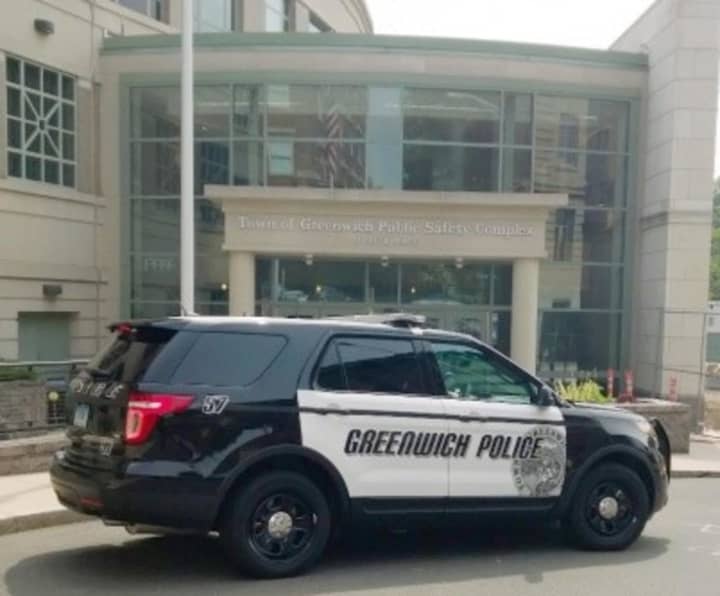 Greenwich police charged a 66-year-old man with having inappropriate contact with a girl under 16 years of age.