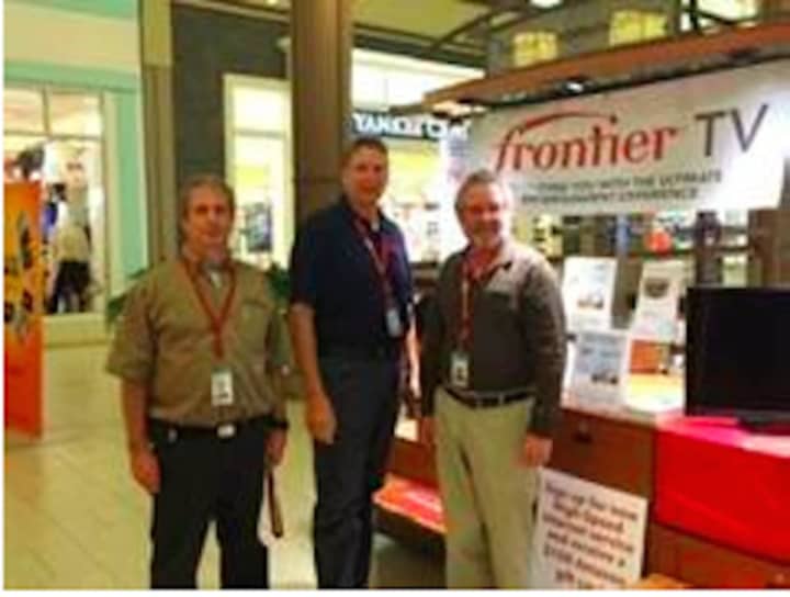 (L-R) Frontier employees Lou Raymond (Technical Supervisor); Gerry Fritch (Technical Supervisor) and Gregg Wetmore (Technical Supervisor). 