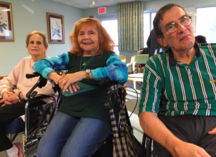 Smith House residents, from left, Sally Olive, June Stefanek and Preston Hall, welcomed the news that Smith House nursing home will remain open.