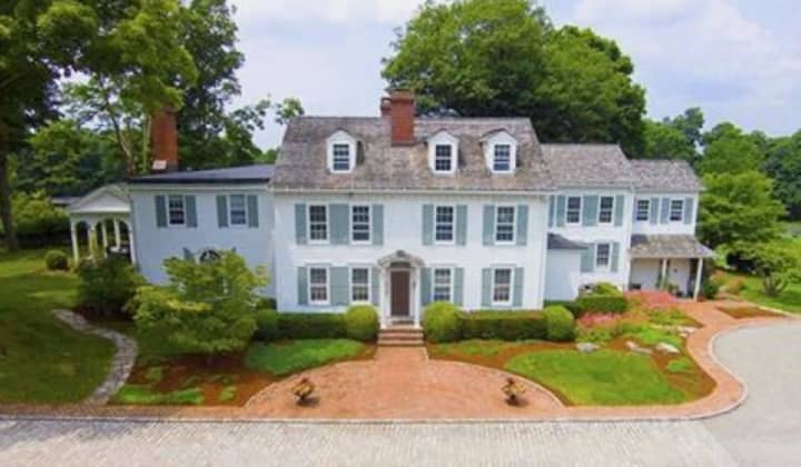 An eight-bedroom Colonial at 44 Boway Road in South Salem is listed for $3.9 million by Ginnel Real Estate.