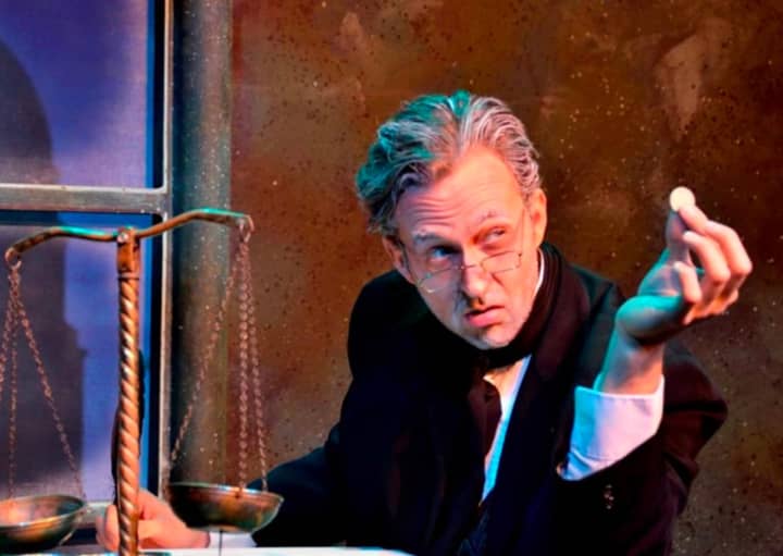 Chad Bradford stars as Scrooge in a production of A Christmas Carol coming to The Palace in Stamford on Thursday, Dec. 10. 