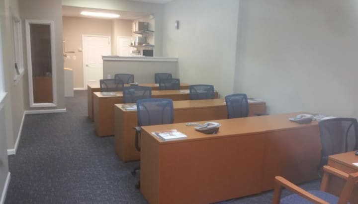 The office of Coldwell Banker real estate in New Rochelle was recently renovated. 