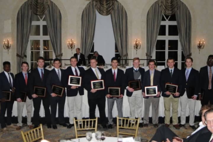 The 2015 Golden Dozen recipients at the 42nd annual dinner held this past January.