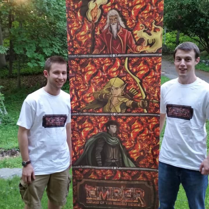 Josh Paugh and Ben Krieger, graduates of SUNY New Paltz, invented new card game called Ambyria: Shroud of the Shadow Demon.