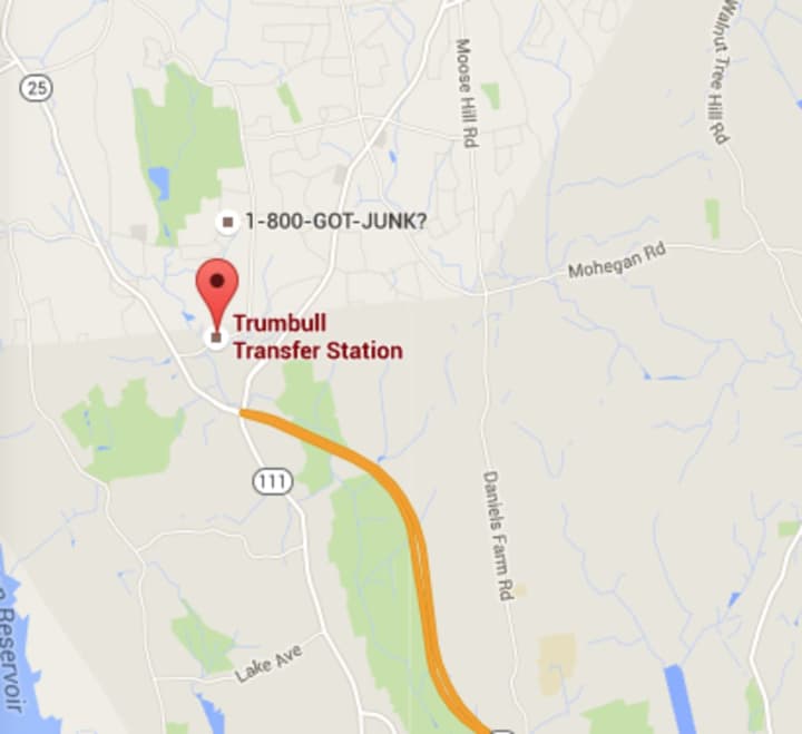 A man was killed when struck by a car at the Trumbull Transfer Station.