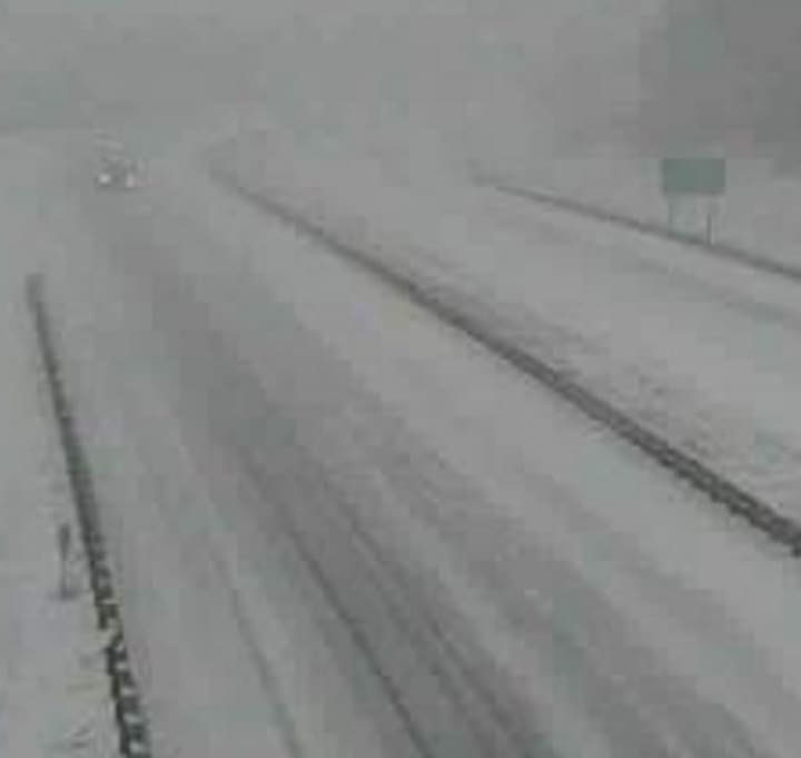 A look at conditions on the Taconic State Parkway at Crompond Road in Yorktown.