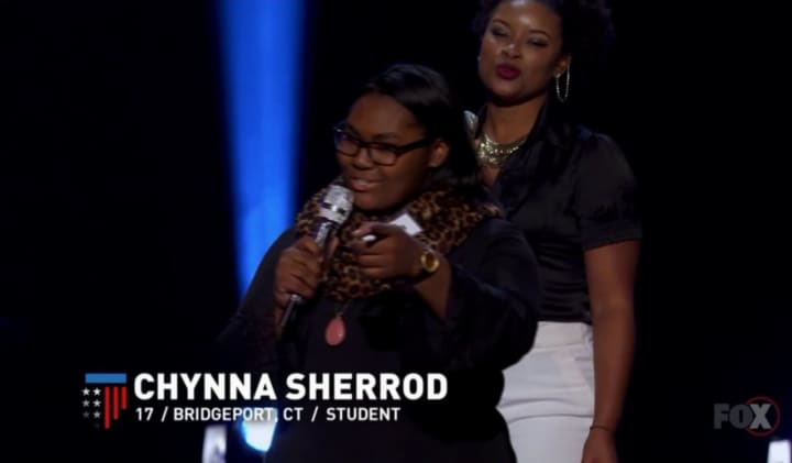 Chynna Sherrod, a senior at Stratford High School, moved to the next round on &#x27;American Idol&#x27; on Thursday night&#x27;s episode.