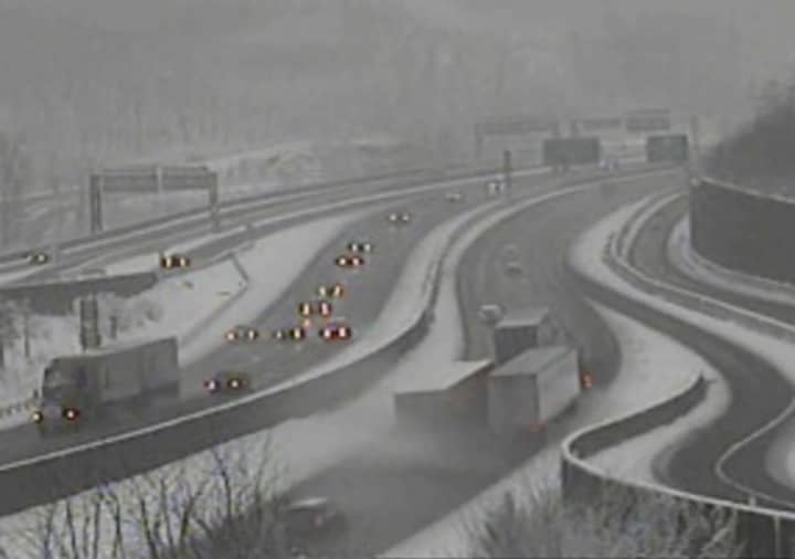A look at conditions at the I-287/I-87 interchange.