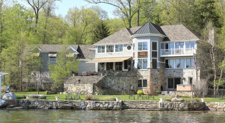 The home at 420 North Lake Boulevard in Mahopac is listed by John Kincart of Houlihan Lawrence.