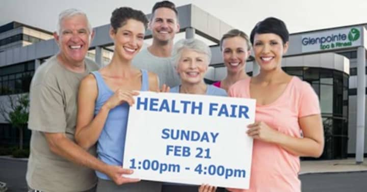 Glenpointe Spa &amp; Fitness in Teaneck is hosting a community health fair.