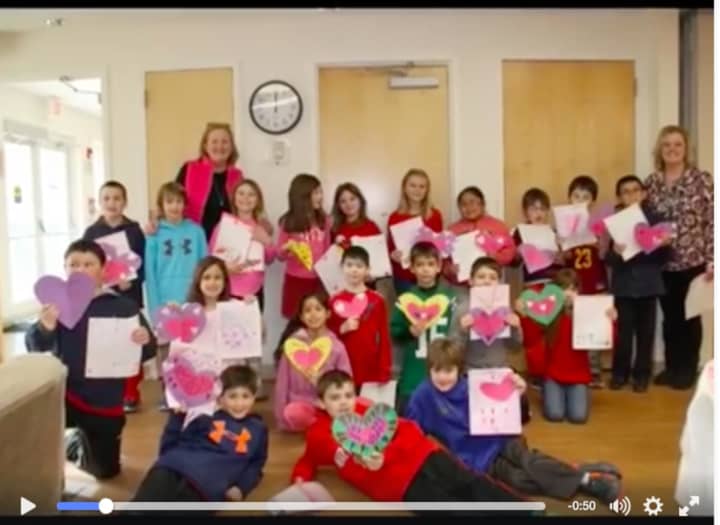 Ann Brown&#x27;s third-graders in Pleasantville&#x27;s Bedford Road School made their annual visit to the Clinton Street Center for a Valentine&#x27;s Day luncheon.