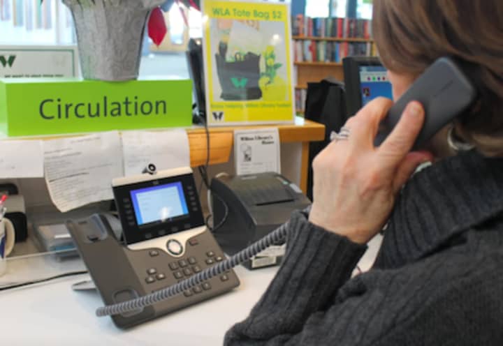 Wilton Library has updated its phone system.
