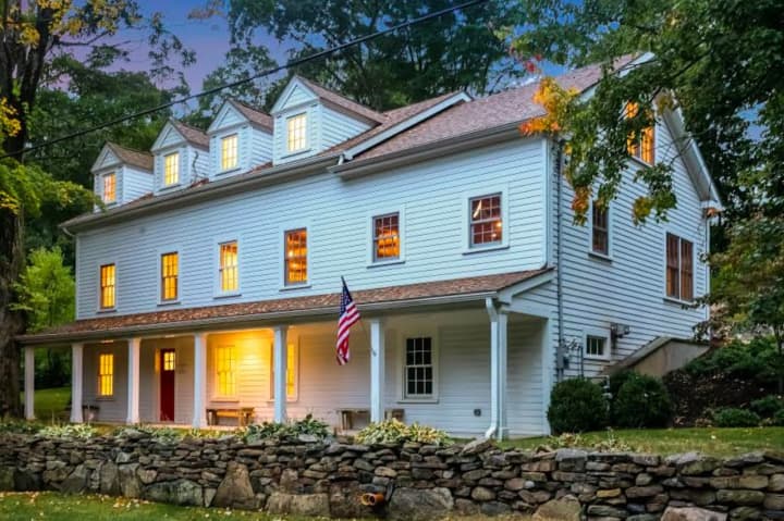 The Thomas Dodge House in Chappaqua, originally built in 1744, is on the market and is listed by Houlihan Lawrence agent Karen Benvin Ransom.