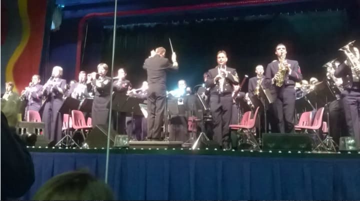The U.S. Navy Band held a concert at the Mid-Hudson Civic Center in Poughkeepsie on Friday.