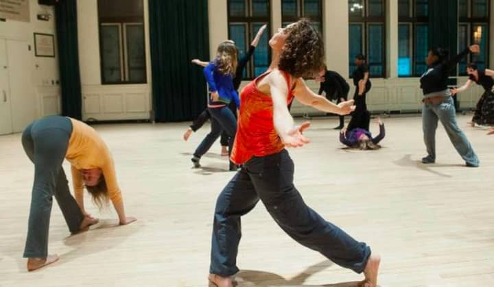 Odelia Shargian leads dancers at Movement Bliss in Tenafly.
