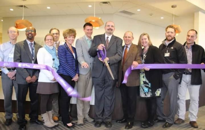 Health Quest administrators, staff and local leaders were on hand for the unveiling of a Kingston Plaza medical center.