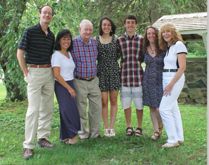 The Harron Family, owners of Simpson &amp; Vail, Inc. From left, Jim Jr., Monica, Jim Sr., Paulina, James, Cyndi, Joan