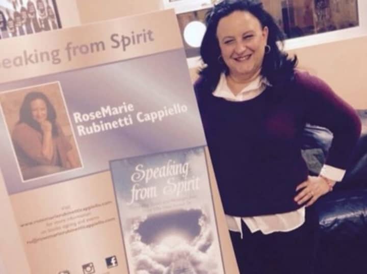 Author and medium RoseMarie Rubinetti Cappiello of Lyndhurst will talk about her book at the Ridgefield Park Public Library on Sept. 14.
