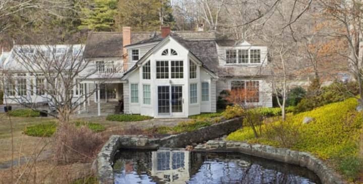 Five Ponds in Pound Ridge is a unique property that is listed for sale by Kim Morris of Ginnel Real Estate for $2.9 million.