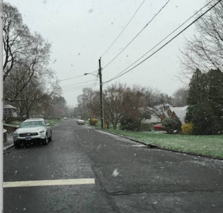 The first snowflakes of the season fell Saturday afternoon in parts of the area.