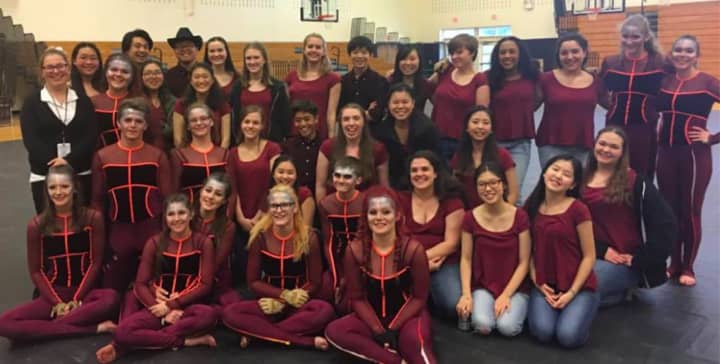The Northern Valley Winter Guard took first in its division and second overall with a score of 86.3