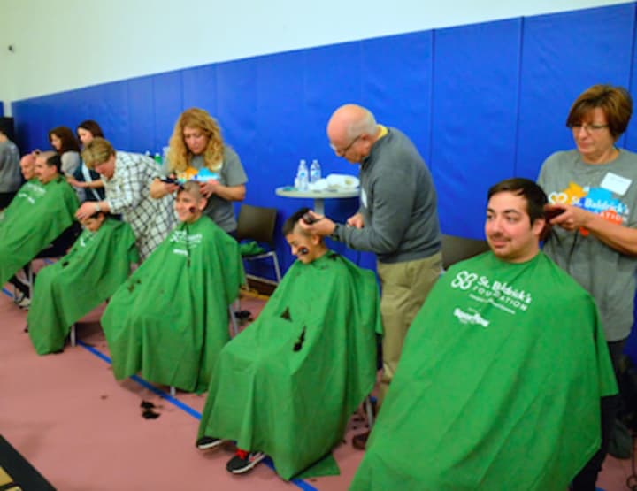 On Sunday, April 3, three adults and three children from Stamford participated in the Team Brent-St. Baldrick’s event in Westport as part of &quot;Team Caring With Grace.&quot;