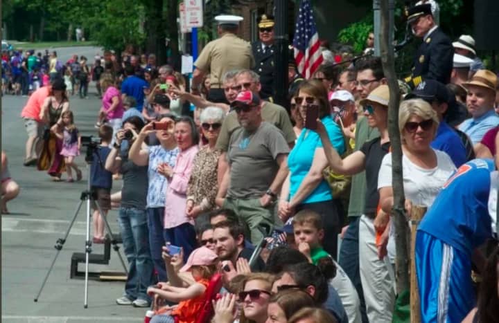 The community came out in force for the 2015 Hastings-on-Hudson Memorial Day parade.