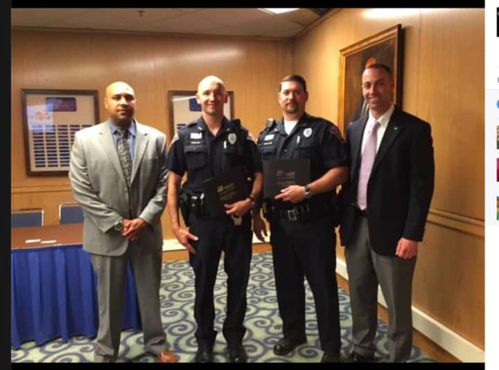 Shelton Police Officer John Kekac was recently named Police Officer of the Year at the Annual Salute to Connecticut&#x27;s Finest, presented by the Exchange Club.
