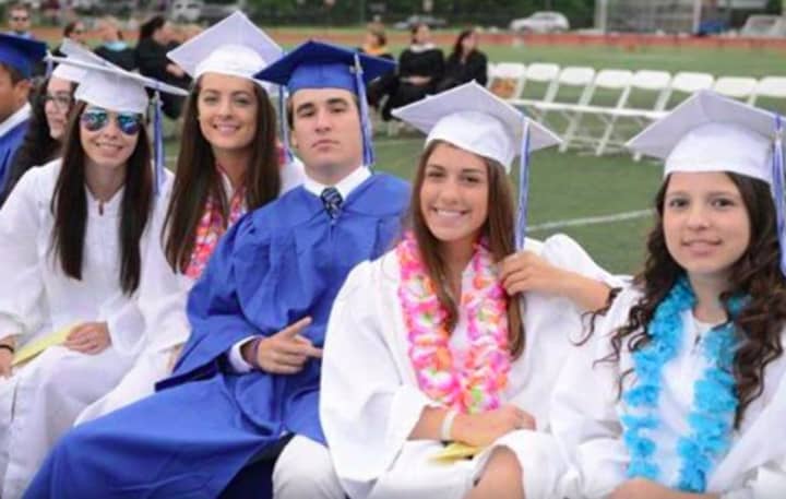 These seniors were all smiles at a recent Fairfield Ludlowe High School graduation.