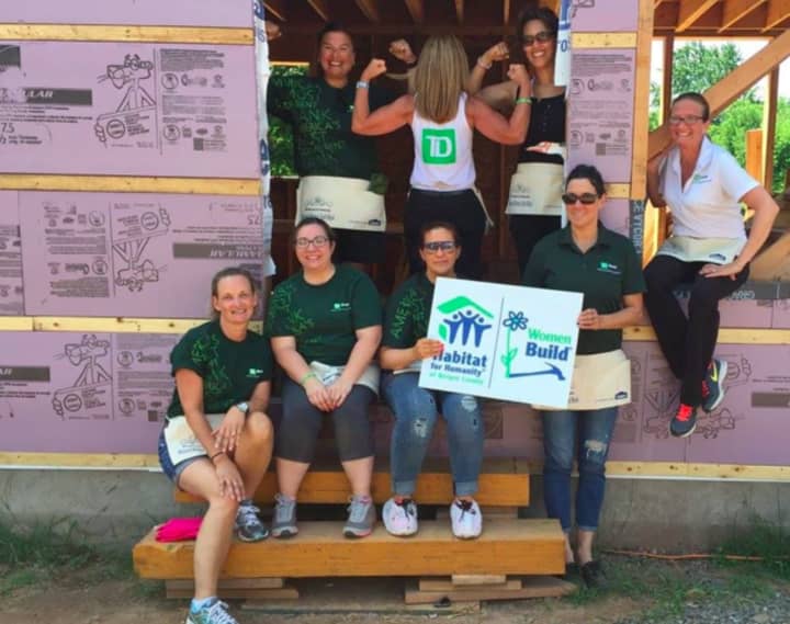 TD Bank employees contributed to Habitat Bergen&#x27;s Bergenfield project last week.