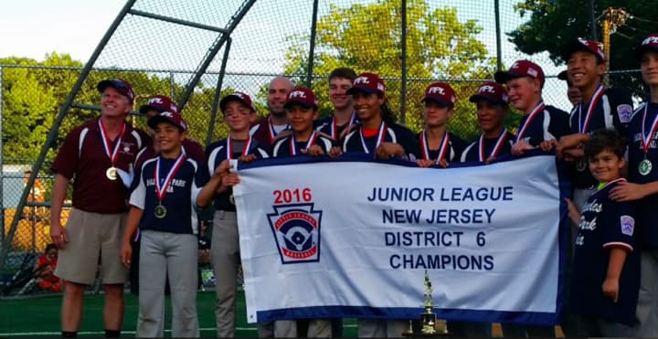 The Palisades Park/Leonia Little League team won the District 6 title and advanced to the Section 2 tournament