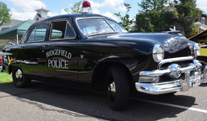 A 1951 Ford from the Ridgefield Police Department received the trophy for &quot;Best Original&quot; at last weekend&#x27;s Cruising For Justin car show in Ridgefield.