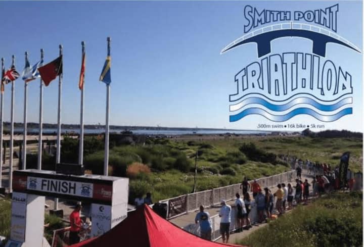 Tthe Smith Point Sprint Triathlon in Suffolk County on Long Island.