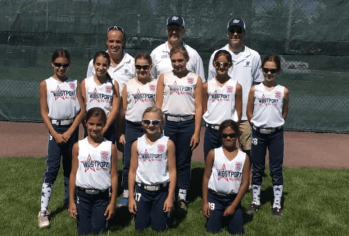 The Westport 10-and-under softball team is undefeated in its first two games of the New England Tournament, which is being played in Pennsylvania.
