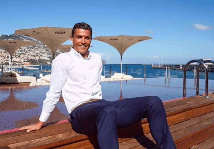 The app lets fans can take a selfie with Cristiano Ronaldo