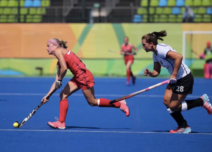 The U.S. women&#x27;s field hockey team lost to Germany, 2-1, on Monday, and was eliminated from Olympic medal contention.