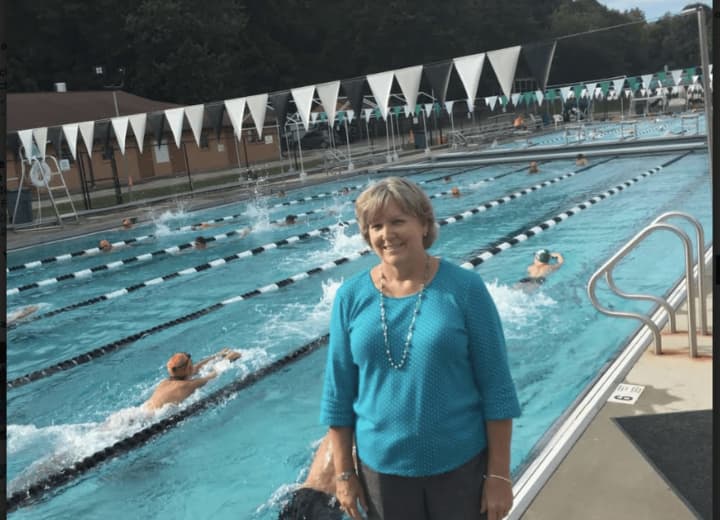 Marie Miszewski, president and CEO of the Regional YMCA of Western Connecticut. The Regional YMCA in Brookfield just finalized a project that will enable its outdoor pool to be used on a year-round basis -- a 2.6 million dollar project.