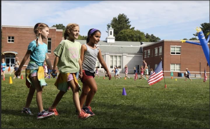 Holmes School students  participated in the school&#x27;s annual walkathon fundraiser Sept. 23.