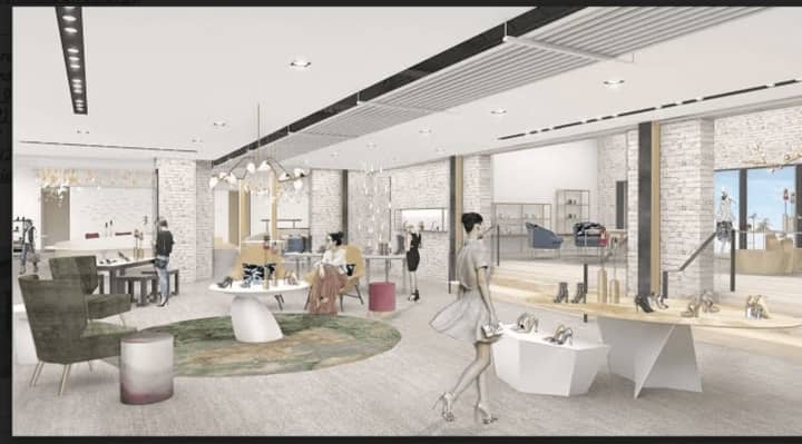 A new standalone shoe store, 10022-SHOE at The Saks Shops At Greenwich, will open later this month.
