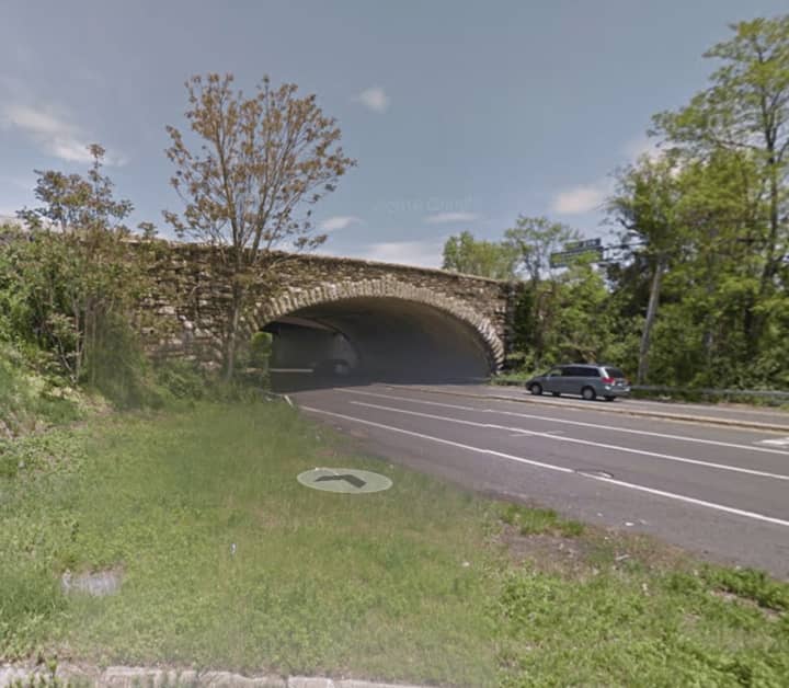Katyann Marshall, 54, was killed around 9 p.m. after her vehicle veered off the highway at the Mamaroneck Road overpass and hit the highway sign Monday night.